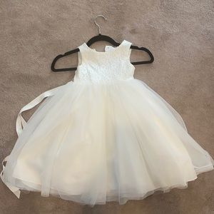 David’s Bridal Toddler Flower Girl Dress Size 3